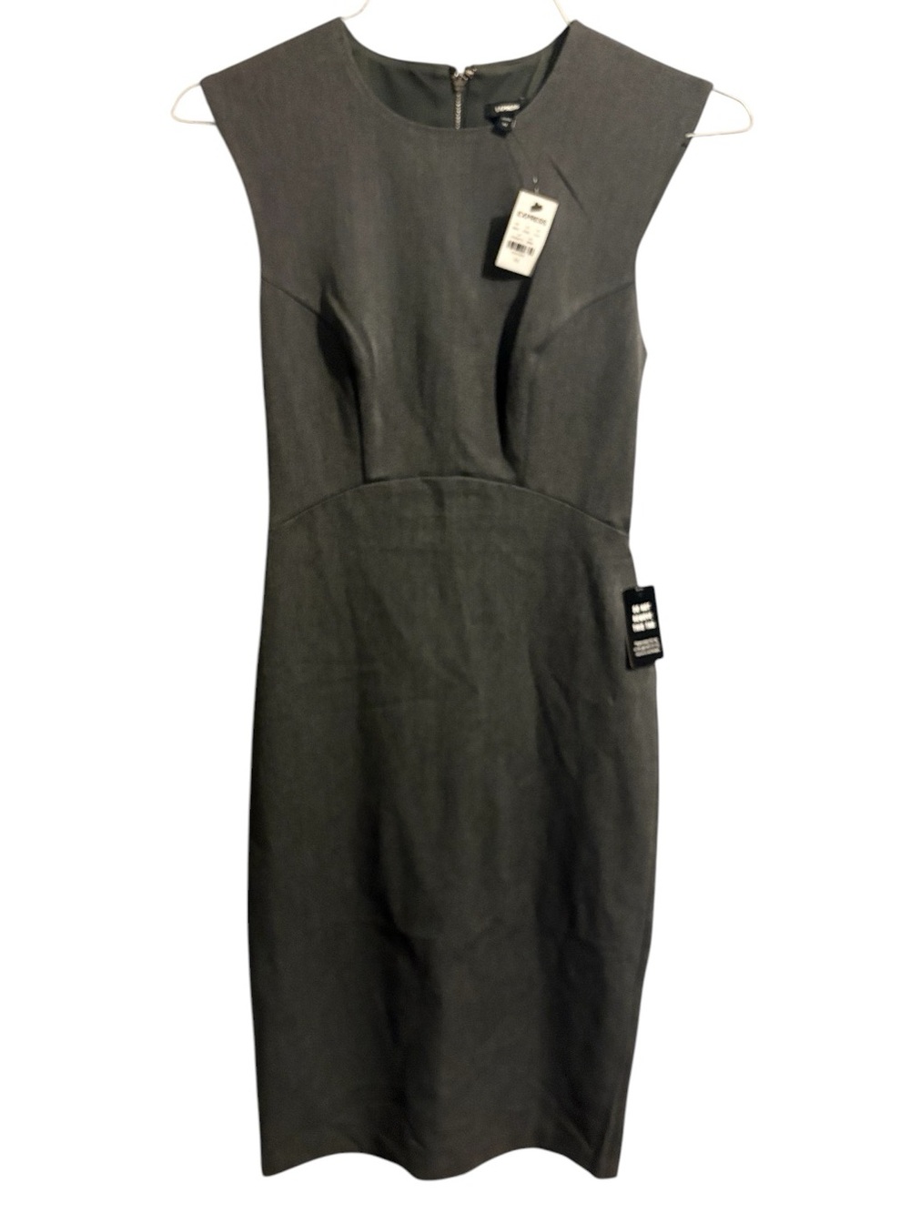 Express Gray Midi Dress